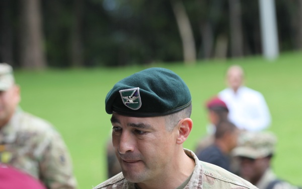 Col. Marvin Loera receives White Nun Medal.