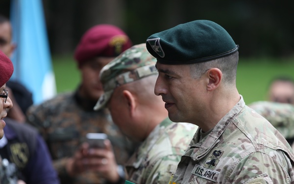 U.S. Army Col. Marvin Loera receives White Nun Medal.