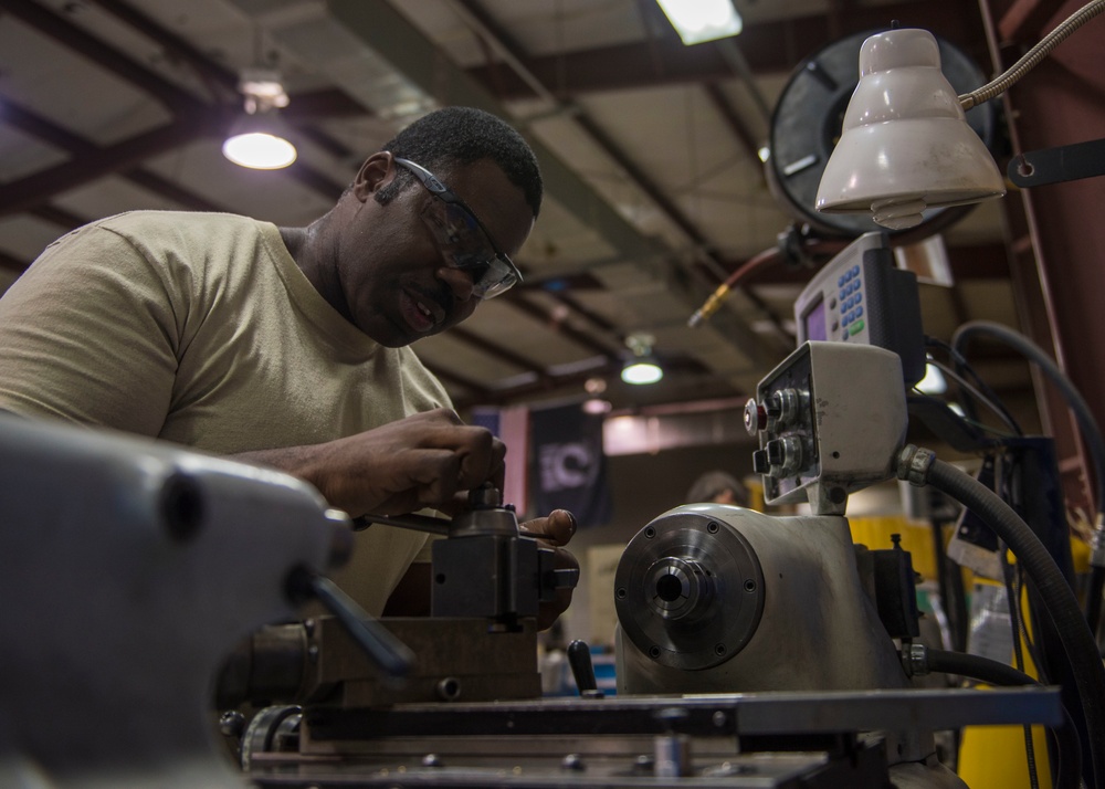 Got metal? Bagram's metal craftsmen