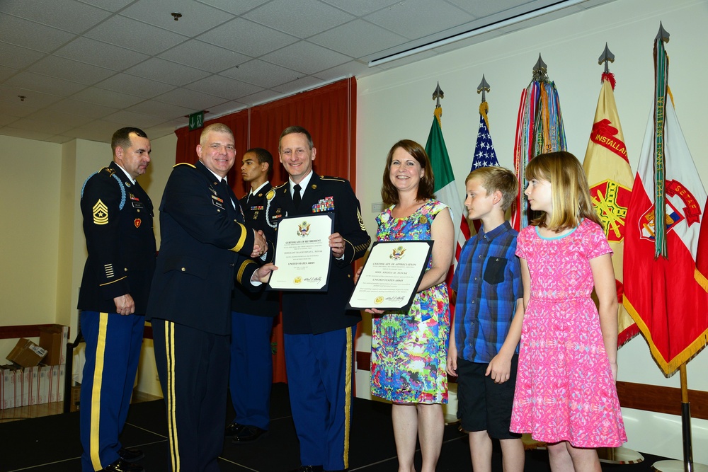 DVIDS - Images - Quarterly Retirement Ceremony at caserma Ederle, Italy ...