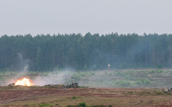 Exercise Anakonda 2016 - Live Fire Demonstration