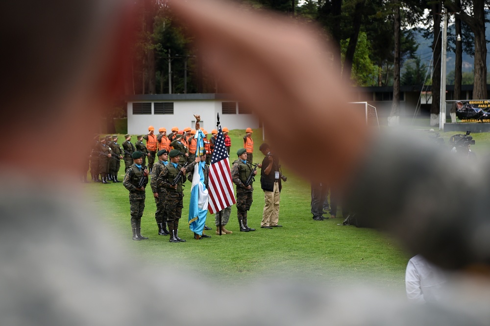 U.S. and Guatemalan officials attend BEYOND THE HORIZON 2016 GUATEMALA closing ceremony