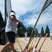 Sailors Play Softball during Portland Rose Fest