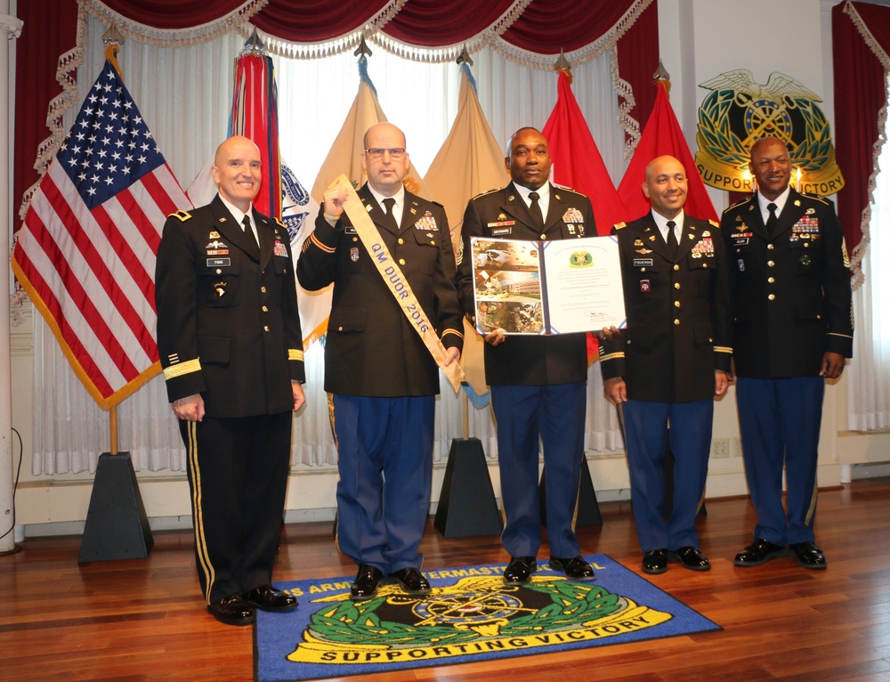 310th ESC receives 2016 Quartermaster Distinguished Unit of the Regiment