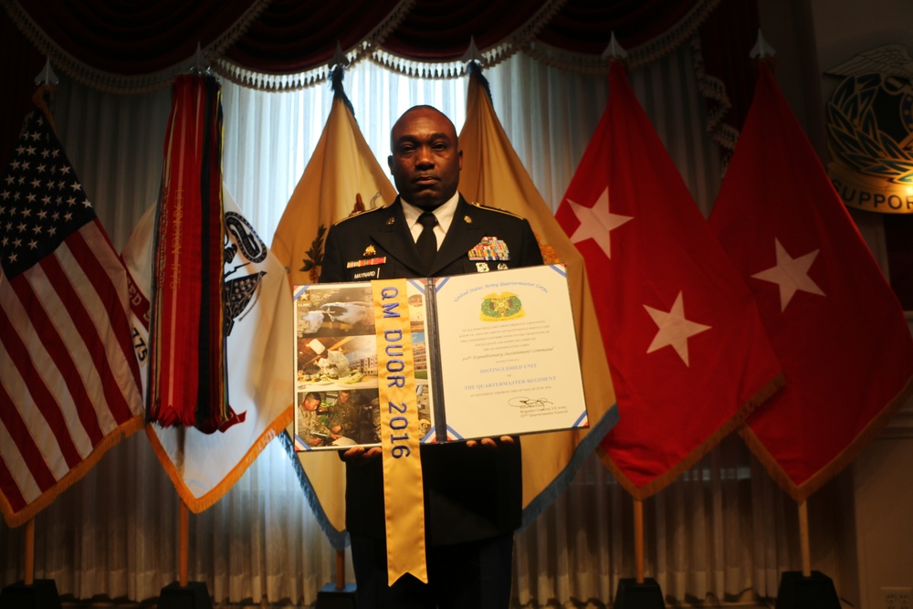 310th ESC receives 2016 Quartermaster Distinguished Unit of the Regiment