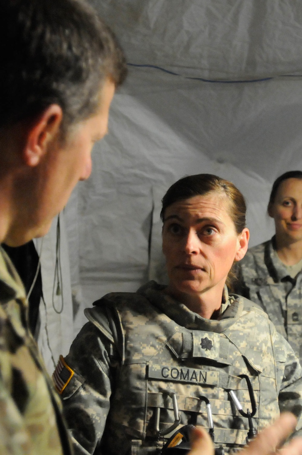 Generals visit 732nd CSSB