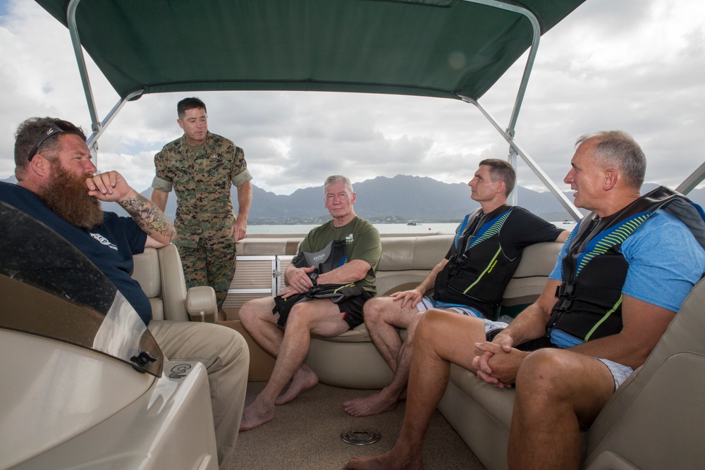 Multinational leaders make a splash with self-powered surfboards