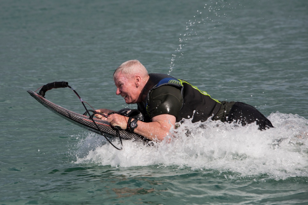 Multinational leaders make a splash with self-powered surfboards