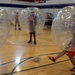 Mighty Ninety collides in bubble soccer