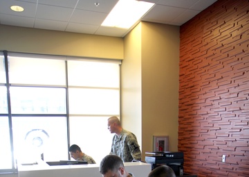 Service members arrive for Golden Coyote training exercise