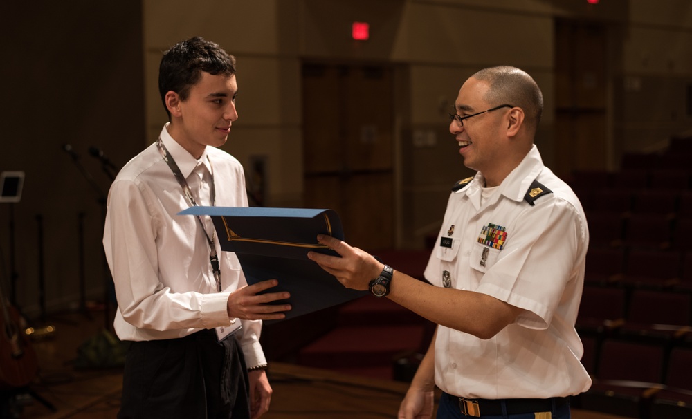 National Guard, Local Students Perform Together in Fellowship Concert