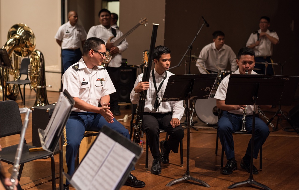 National Guard, Local Students Perform Together in Fellowship Concert