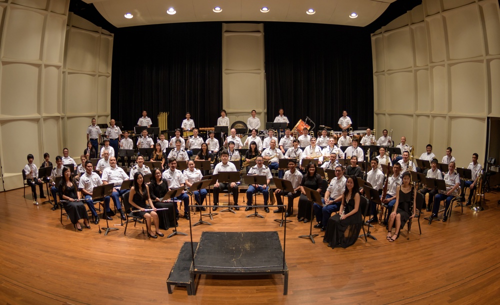 National Guard, Local Students Perform Together in Fellowship Concert
