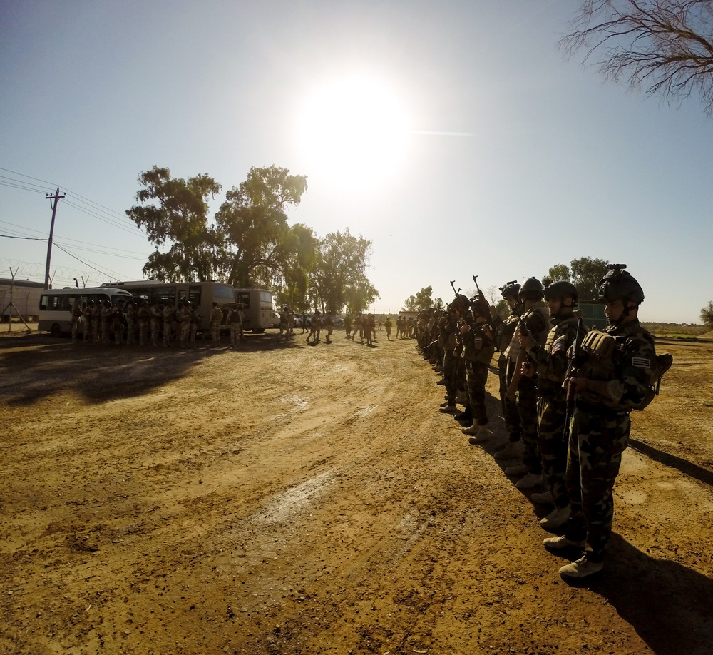 Task Group Taji train Iraqi Army 92nd Brigade