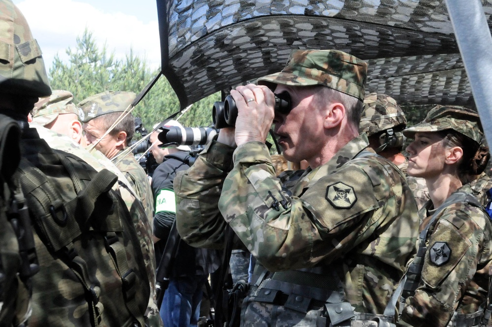 U.S. and Polish armies observe mass casualty response demonstration