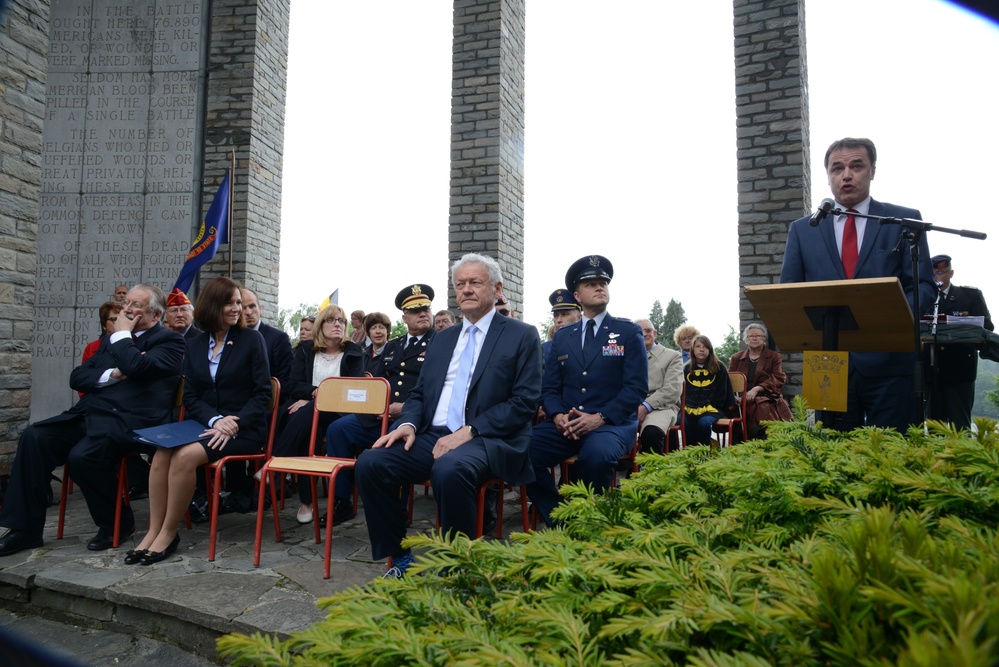 Battle of the Bulge memorial in Bastogne