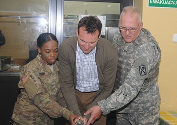 Exercise Anakonda 2016 - Secretary of the Army Visit