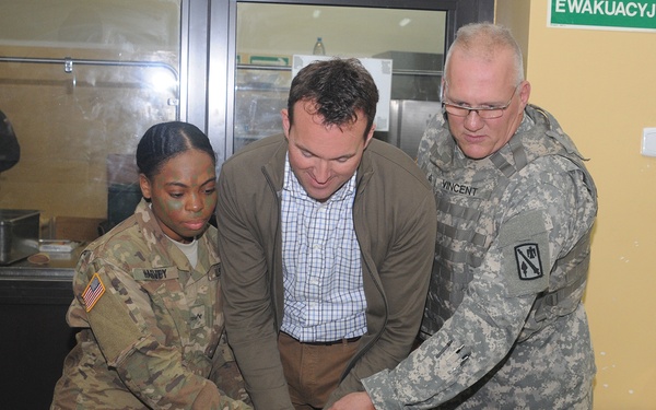Exercise Anakonda 2016 - Secretary of the Army Visit