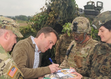 Exercise Anakonda 2016 - Secretary of the Army Visit