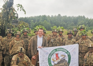 Exercise Anakonda 2016 - Secretary of the Army Visit