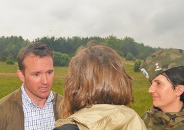 Exercise Anakonda 2016 - Secretary of the Army Visit