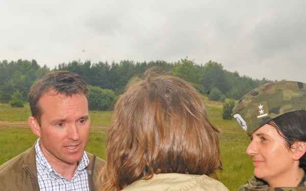 Exercise Anakonda 2016 - Secretary of the Army Visit
