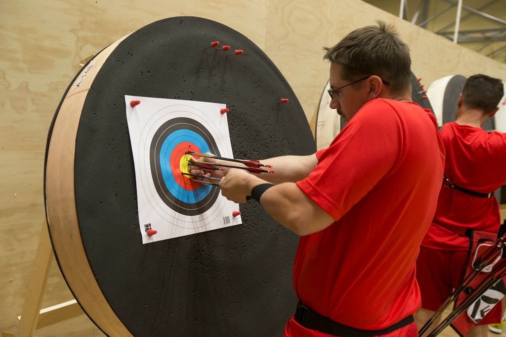 2016 DoD Warrior Games Archery Practice