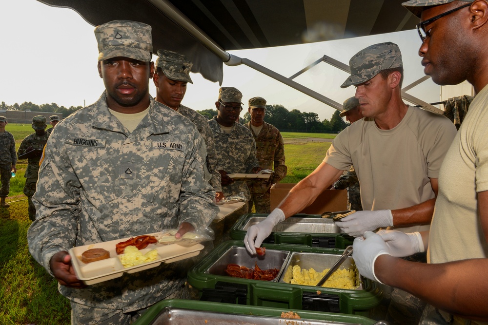 116th and 169th FSS provide meals to crash recovery site personnel