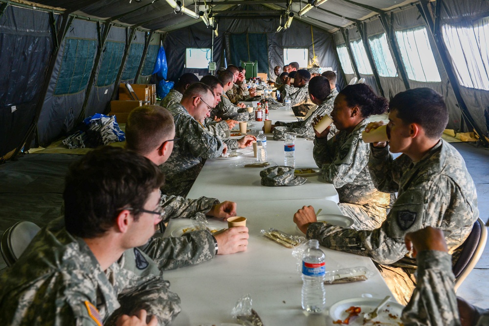 116th and 169th FSS provide meals to crash recovery site personnel