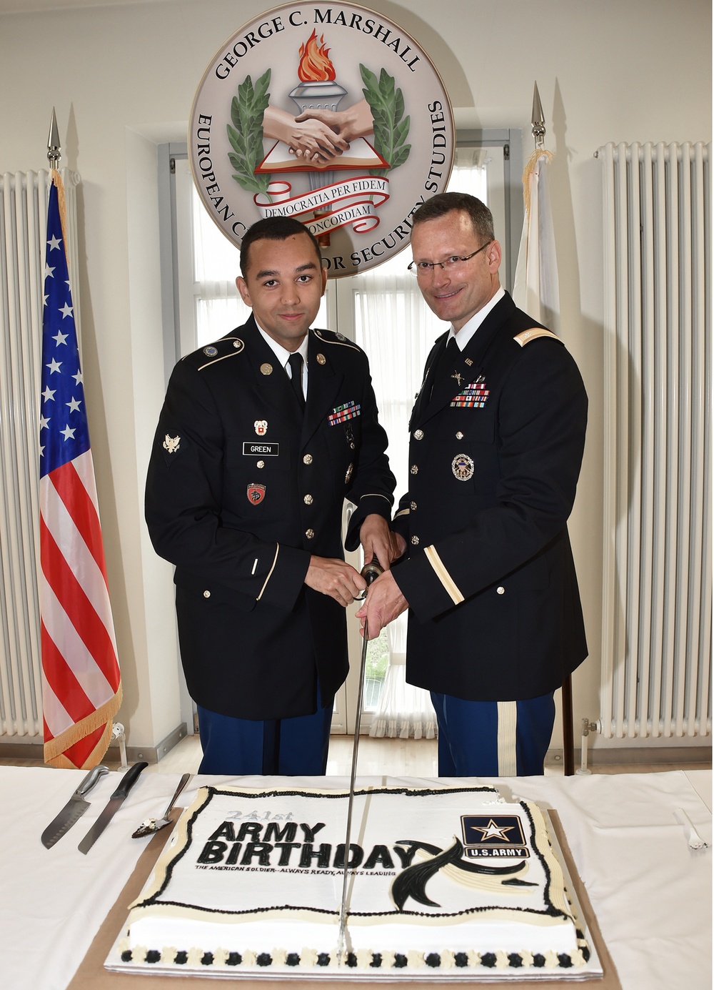 George C. Marshall European Center Celebrates Army 241st Birthday