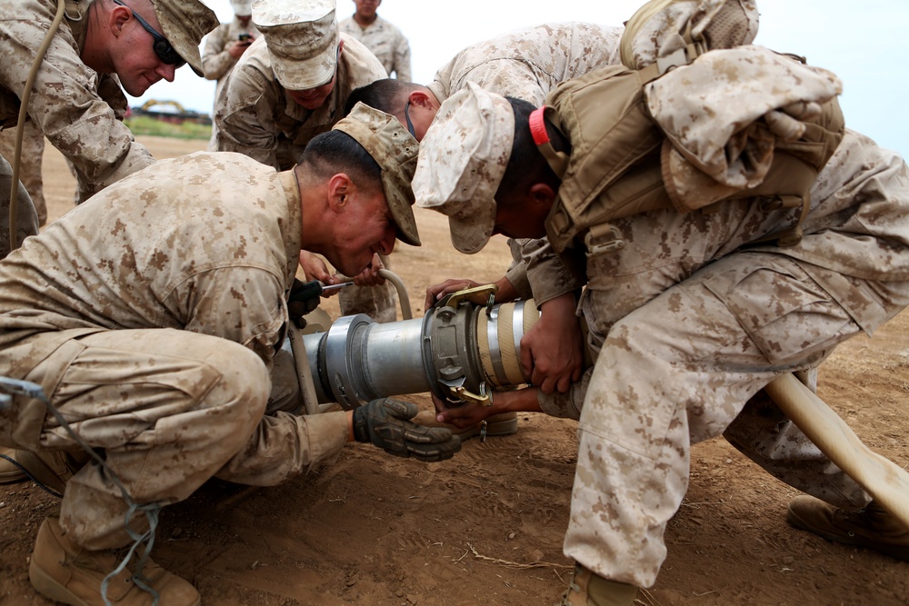 Coming Up to Speed; 6th, 7th ESB Marines train together aboard Camp Pendleton