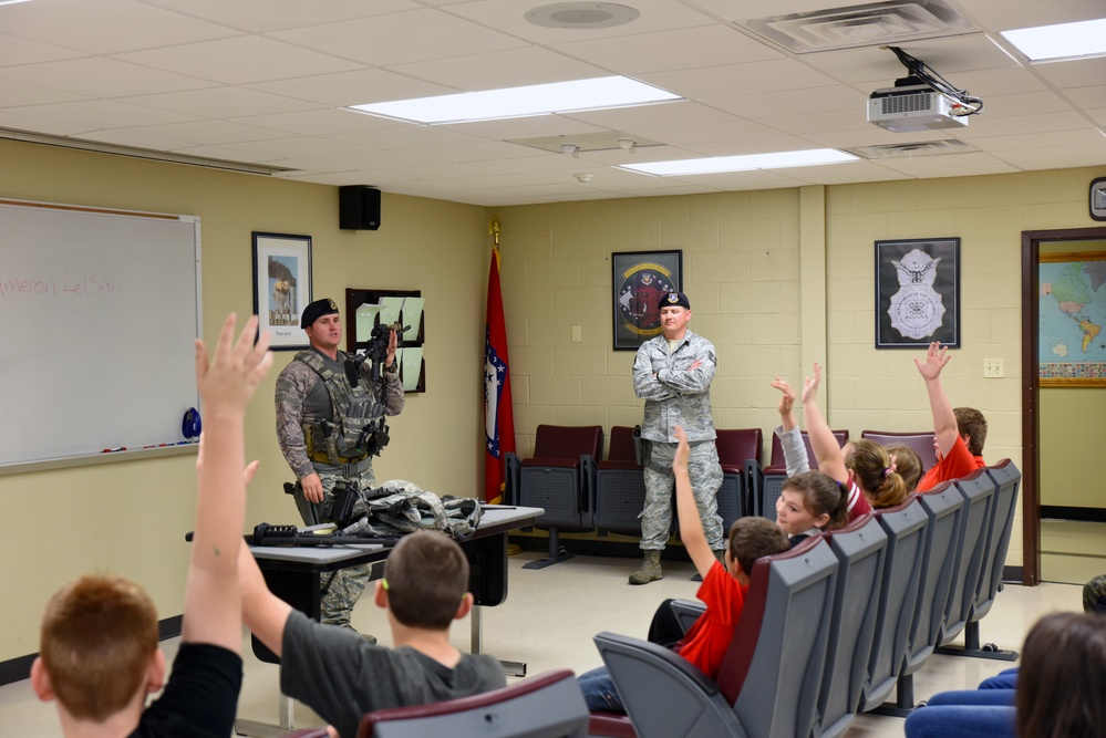Students from Mansfield Elementary School visit 188th