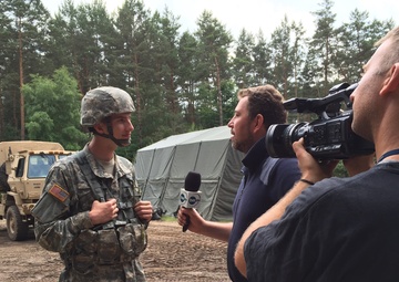 An American in Poland:  U.S. Army Reserve soldier serves as unit translator for Exercise Anakonda 2016