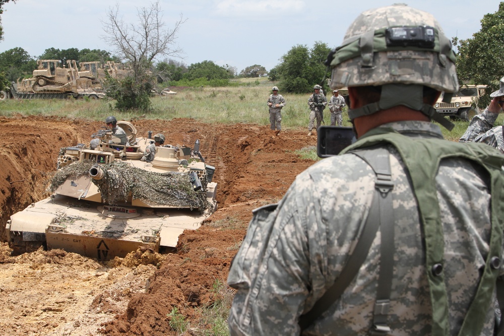 Army Reserve Engineers Assist National Guard Combat Teams