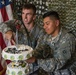Army Reserve Soldiers bake an Army birthday cake