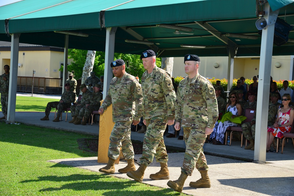 Headquarters and Headquarters Battalion U.S. Army Africa Change of Command Ceremony