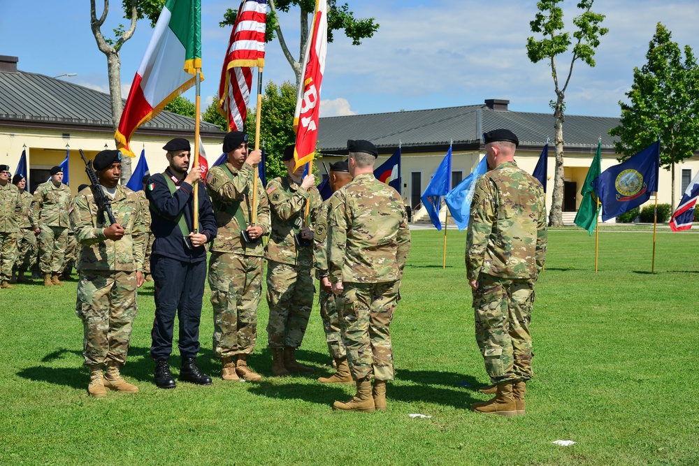 Headquarters and Headquarters Battalion U.S. Army Africa Change of Command Ceremony