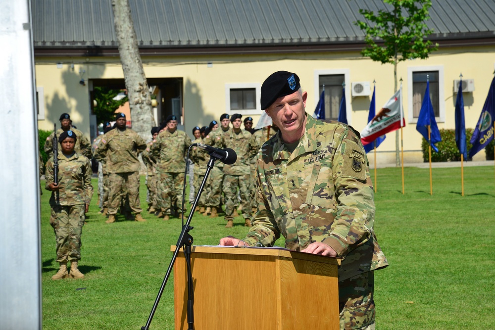 Headquarters and Headquarters Battalion U.S. Army Africa Change of Command Ceremony