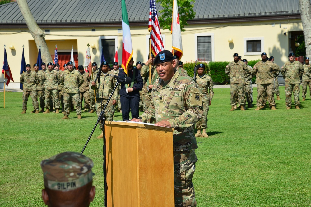 Headquarters and Headquarters Battalion U.S. Army Africa Change of Command Ceremony, June 10, 2016