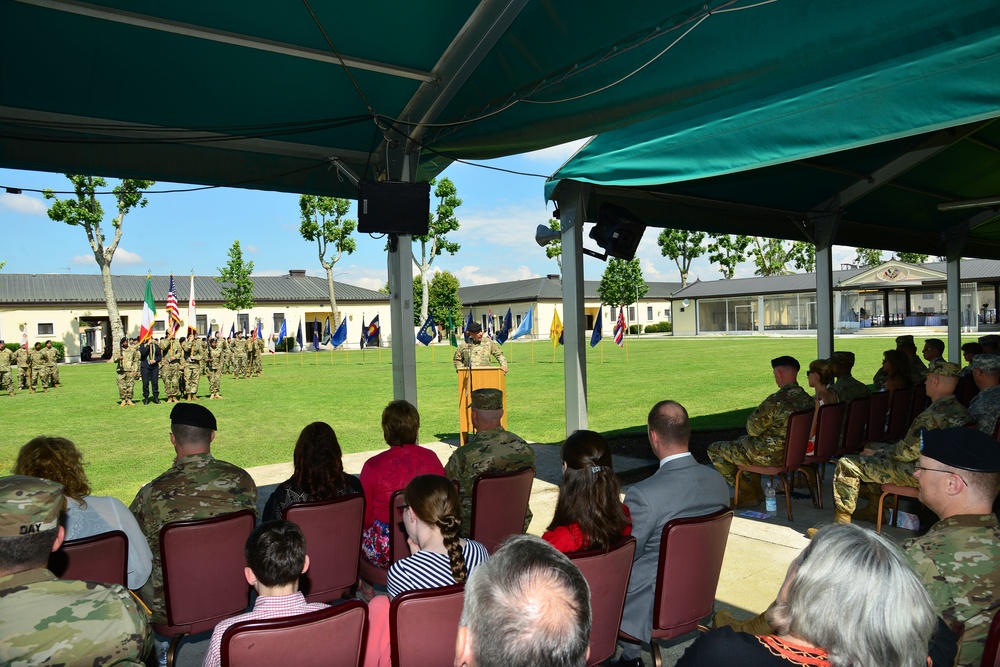 Headquarters and Headquarters Battalion U.S. Army Africa Change of Command Ceremony