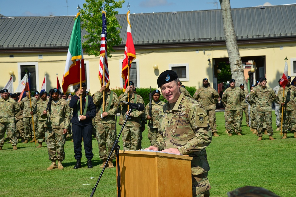 Headquarters and Headquarters Battalion U.S. Army Africa Change of Command Ceremony