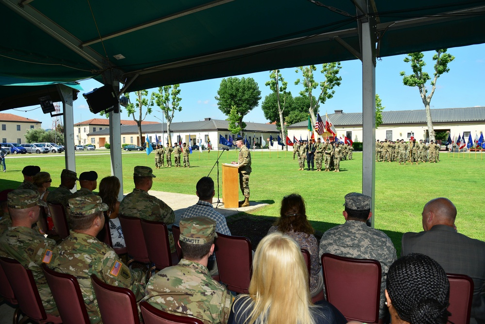 Headquarters and Headquarters Battalion U.S. Army Africa Change of Command Ceremony