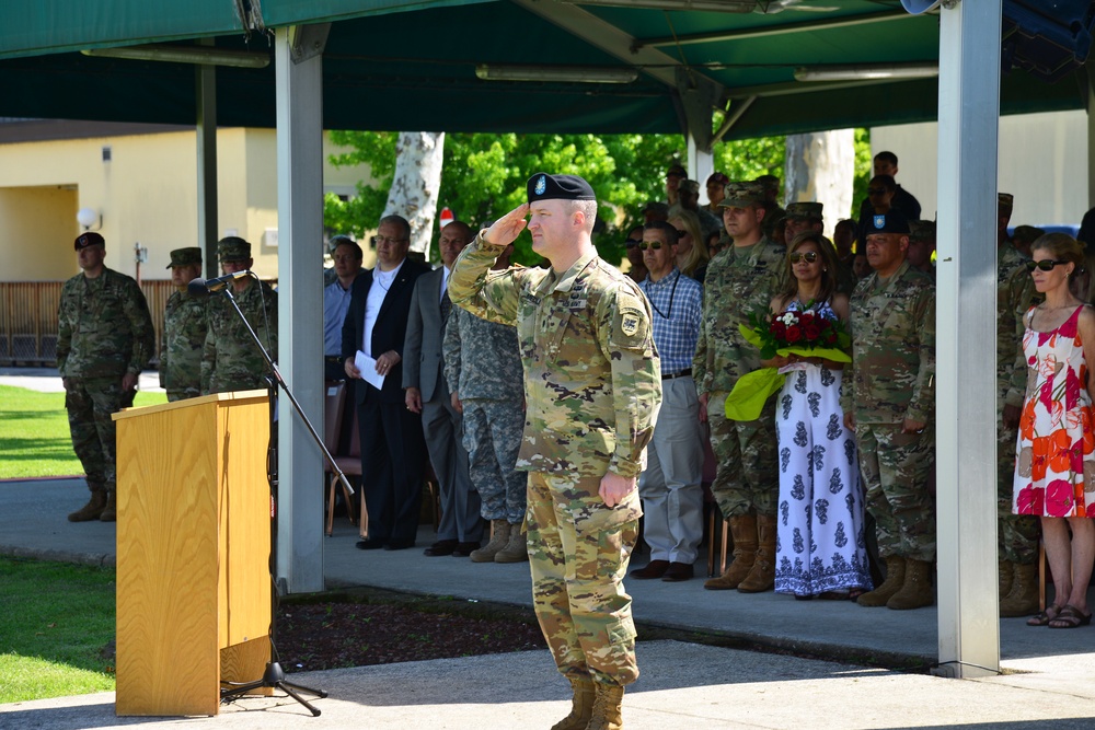 Headquarters and Headquarters Battalion U.S. Army Africa Change of Command Ceremony