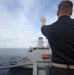 USS ASHLAND RESUPPLIES AT SEA