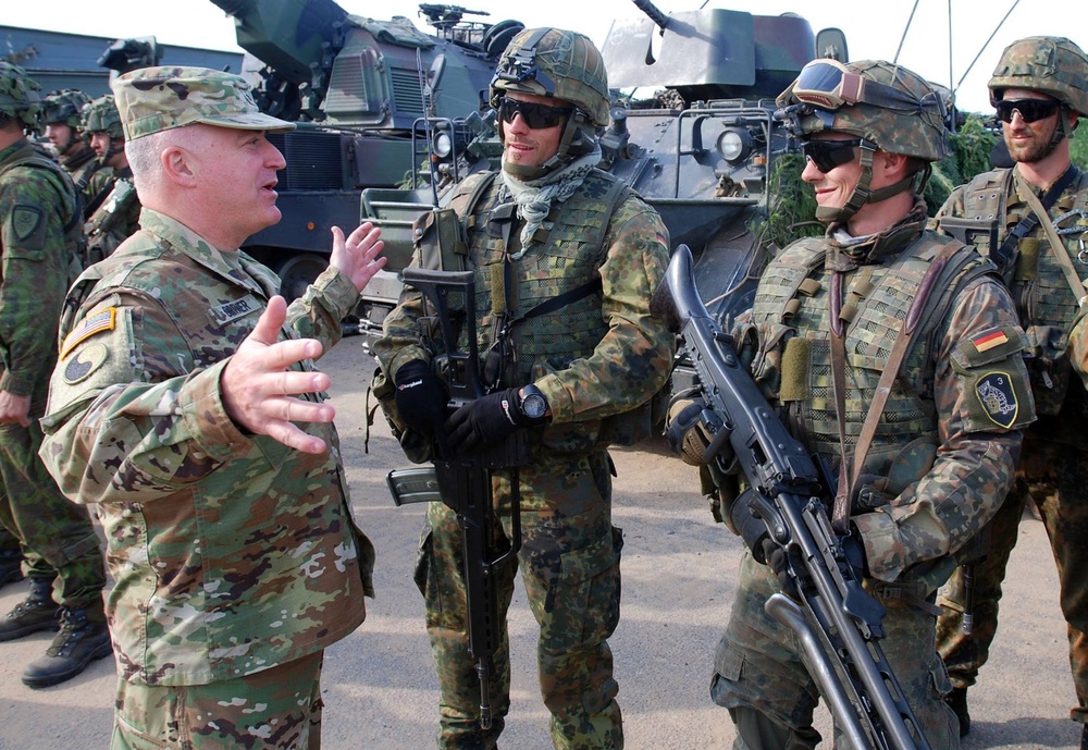 Six countries train side by side during Iron Wolf in Lithuania