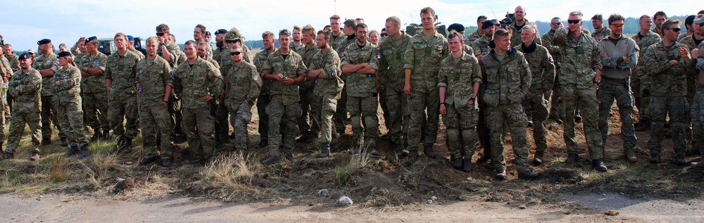Six countries train side by side during Iron Wolf in Lithuania
