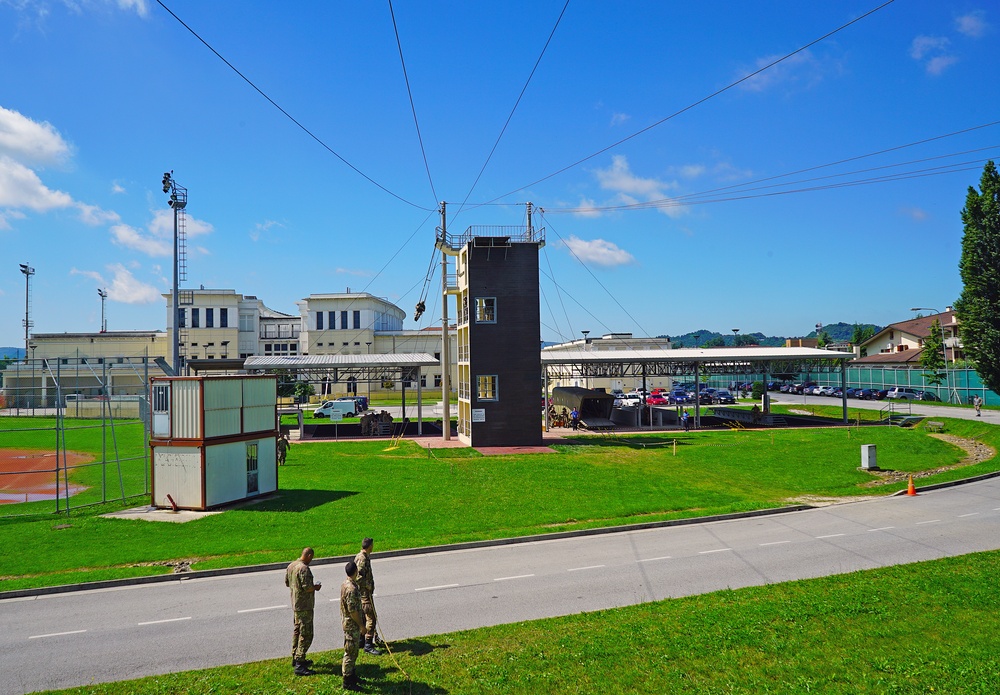Basic airborne refresher training at Caserma Ederle