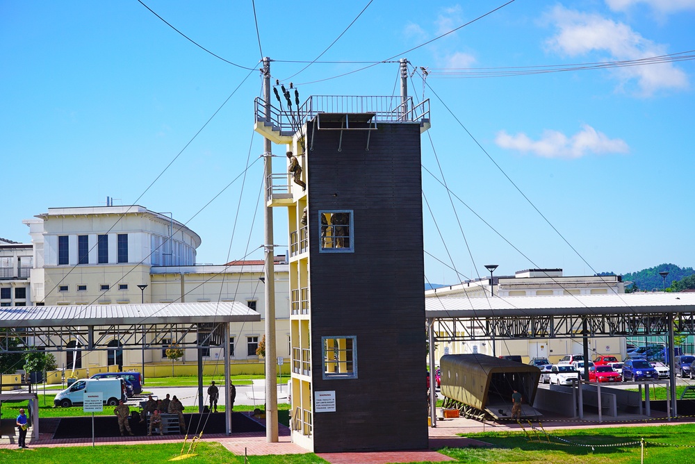 Basic airborne refresher training at Caserma Ederle