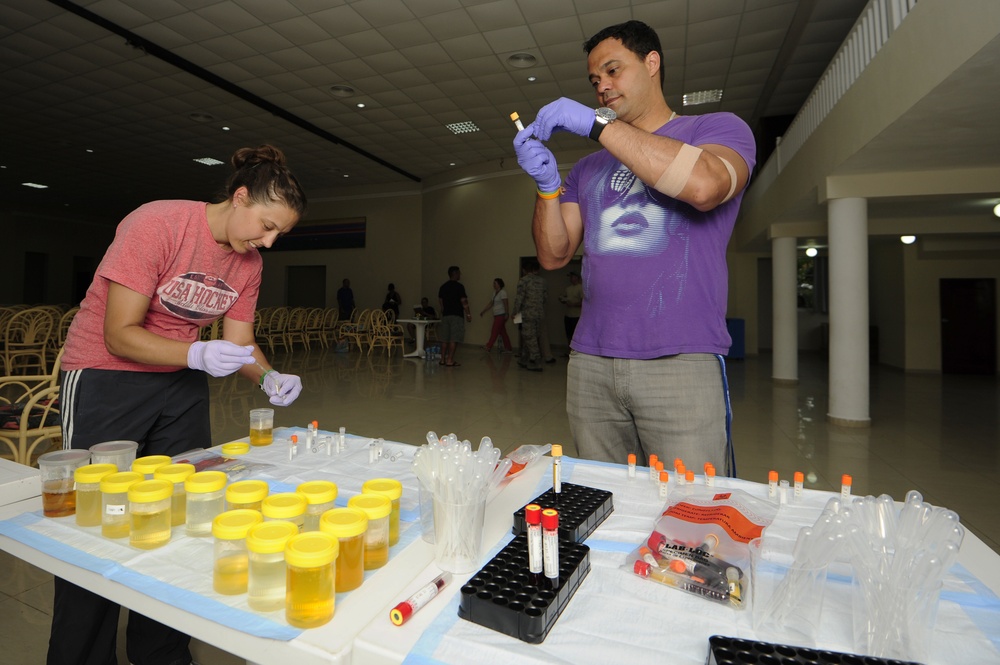 Zika testing for NEW HORIZONS personnel