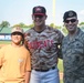 SJ Airman throws the first pitch